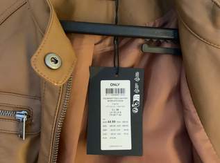 Jacke on Only, Lederimitat, neu