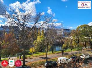 Stilvoller Altbau in toller Lage mit Blick auf den Donaukanal - nur wenige Schritte von U4 Friedensbrücke, 2. und 9. Bezirk entfernt, 479000 €, Immobilien-Wohnungen in 1200 Brigittenau