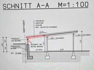 Carport, Einstellfläche 18,50 m2