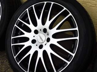 *5 Stück.*! 17" DEZENT SPORT Alus in DARK-BLACK-POLISH für VOLVO mit 225/45/ R17 94W mit NEUWERTIGEN Hankook Ventus Reifen !, 1260 €, Auto & Fahrrad-Teile & Zubehör in 4240 Freistadt