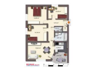 4-Zimmer Wohnung im 3ten Stock mit Lift und Tiefgarage, 195000 €, Immobilien-Wohnungen in 4310 Mauthausen