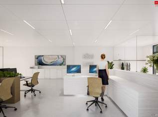 362,66 m² Büro-/Ordinations- u. Geschäftsflächen auf einer Ebene mit flexiblen Ausbaumöglichkeiten direkt an der Salzburger Straße, 4351.92 €, Immobilien-Gewerbeobjekte in 4060 Leonding