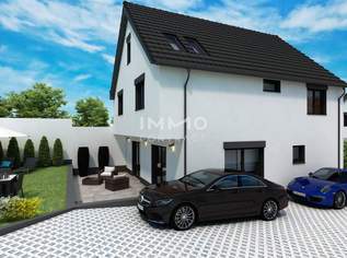Luxuriös wohnen, naturnah leben: Traumhaus mit 4 Schlafzimmern bei Wien und Bratislava, 549000 €, Immobilien-Häuser in 2413 Edelstal