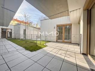Ostseitige 2-Zimmer-Gartenwohnung – top angebundener Erstbezug BEIM DONAUUFER, 262600 €, Immobilien-Wohnungen in 1210 Floridsdorf