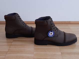 Stylishe Schuhe Ben Sherman Chesterley Stiefel Zehenkappen braun Größe 42 NEU + Etikett + Originalverpackung Stylishe Schuhe Ben Sherman Chesterley Stiefel Zehenkappen braun Größe 42 NEU + Etikett + Originalverpackung