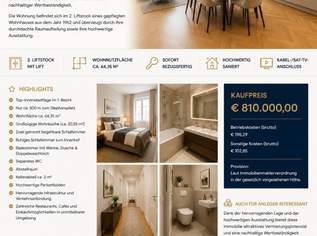 Stilvolle 3-Zimmer-Wohnung in Top-Innenstadtlage – Jetzt zum reduzierten Kaufpreis!, 810000 €, Immobilien-Wohnungen in 1010 Innere Stadt Stilvolle 3-Zimmer-Wohnung in Top-Innenstadtlage – Jetzt zum reduzierten Kaufpreis!, 810000 €, Immobilien-Wohnungen in 1010 Innere Stadt