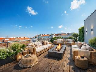 Licht, Luft & Lage – 3-Zimmer-Dachgeschossmaisonette mit großzügiger Sonnenterrasse, 618000 €, Immobilien-Wohnungen in 1030 Landstraße