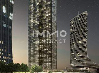 Hoch, hell, neu - DC2 Tower: U1 Donauinsel, 1100 €, Immobilien-Wohnungen in 1220 Donaustadt