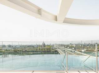 DANUBEFLATS: Premium Living - Edle 2-Zimmer-Wohnung in 40. Stock, 680000 €, Immobilien-Wohnungen in 1220 Donaustadt