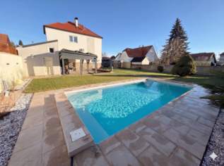 Provisionsfrei: Modernes Einfamilienhaus mit Pool, PV-Anlage, Erdwärme & großem Garten, 499000 €, Immobilien-Häuser in 3751 Sigmundsherberg