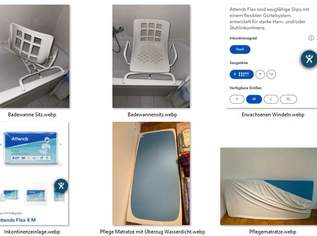Badewannen Sitz, Erwachsenen Windeln, Inkontinenzeinlage NEU, Pflegematratze mit Wasserdichten Überzug, 250 €, Marktplatz-Beauty, Gesundheit & Wellness in 1100 Favoriten