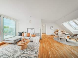 Dachgeschoss mit Weitblick: Urban. Modern. Exklusiv., 688200 €, Immobilien-Wohnungen in 1210 Floridsdorf