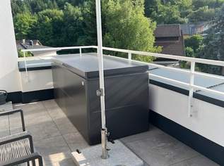 2 Stück DOPPLER-Sonnenschirme ANTHRAZIT inkl. Granitsockel + Schutzhüllen - Preis verhandelbar - siehe Beschreibung und 6 Bilder, 400 €, Haus, Bau, Garten-Balkon & Garten in 9500 Villach