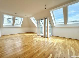 Exklusive DG-Wohnung mit Top-Infrastruktur I 2 Bäder I voll ausgestattete Küche I Balkon I Luftwärmepumpe I, 498000 €, Immobilien-Wohnungen in 1100 Favoriten
