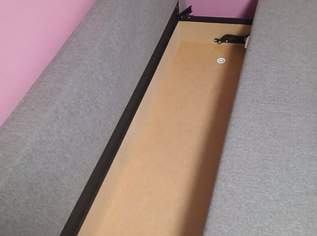 Couch grau mit Bettfunktion , 160 €, Haus, Bau, Garten-Möbel & Sanitär in 2136 Gemeinde Laa an der Thaya