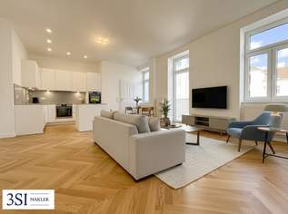 Altbau trifft Design – Traumhafte 3-Zimmer-Wohnung frisch saniert mit hofseitigem Balkon, 370000 €, Immobilien-Wohnungen in 1100 Favoriten