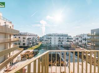 Rarität - 5.Zimmer mit Terrasse im Neubau im Niedrig-Energie-Standard im grünen Hirschfeld – Naturnah wohnen _ Provisionsfrei, 594000 €, Immobilien-Wohnungen in 1210 Floridsdorf