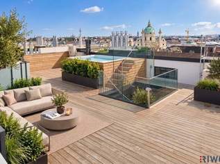 Ring-Penthouse mit Traumblick, Pool und Sauna | 1.Min zur Oper und Kärntnerstr. | 2.Min zum Burggarten, 7420000 €, Immobilien-Wohnungen in 1010 Innere Stadt