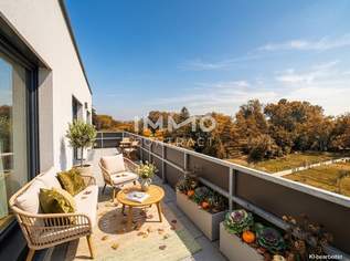 Traumhafte 3-Zimmer Wohnung mit großer hofseitiger Terrasse & Garten im Hof!, 449500 €, Immobilien-Wohnungen in 1220 Donaustadt