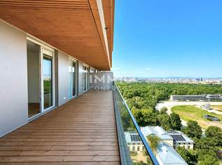 PRATER: 22. Etage - provisionsfrei inkl. ROOFTOP POOL, 1210700 €, Immobilien-Wohnungen in 1020 Leopoldstadt