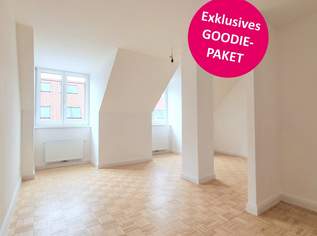 Kaufpreissenkung & GRATIS Goodie! Entdecken Sie die charmante Altbau-Oase im Dachgeschoß mit Garten!, 346000 €, Immobilien-Wohnungen in 8020 