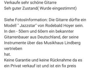 Gitarre , 600 €, Marktplatz-Musik & Musikinstrumente in 1210 Floridsdorf