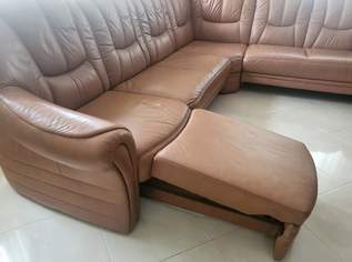 Top Ledergarnitur L Form mit Fauteul Top Ledergarnitur L Form mit Fauteul