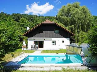 Grünruhelage am Waldrand! Familienidyll mit großem Garten, Schwimmbecken und Sauna, 790000 €, Immobilien-Häuser in 3002 Purkersdorf