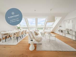 Klimatisiertes Penthouse | Urban & Mittdendrin. Dachterrassentraum in urbaner Lage mit Spitzenanbindung in die Innenstadt, 1011500 €, Immobilien-Wohnungen in 1120 Meidling