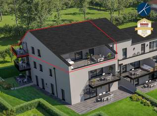 Großzügige Dachgeschoßwohnung mit Terrasse & Balkon (Top 10) - Neubauprojekt am Kremser Steindl, 1149000 €, Immobilien-Wohnungen in 3500 Am Steindl