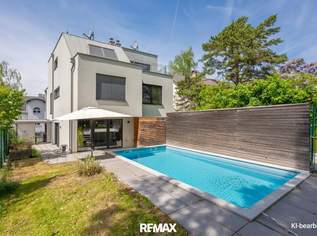 DOPPELHAUSHÄLFTE MIT GARTEN UND SALZWASSER-POOL, 980000 €, Immobilien-Häuser in 1130 Hietzing DOPPELHAUSHÄLFTE MIT GARTEN UND SALZWASSER-POOL, 980000 €, Immobilien-Häuser in 1130 Hietzing