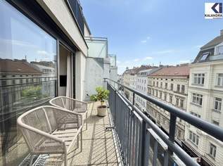 360 TOUR // LUXUSMÖBLIERTE TERRASSEN-WOHNUNG JOSEFSTADT, 2250 €, Immobilien-Wohnungen in 1080 Josefstadt