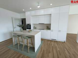 Quartier am Park: Barrierefreie Wohnung im obersten Stock mit Ausblick, 427060 €, Immobilien-Wohnungen in Oberösterreich