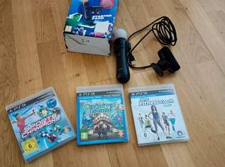 PS3 Move Starter Pack + 4 Spiele , 35 €, Marktplatz-Spiele, Bastelmaterial & Modellbau in 1210 Floridsdorf