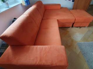 Eck Couch mit Hocker Eck Couch mit Hocker
