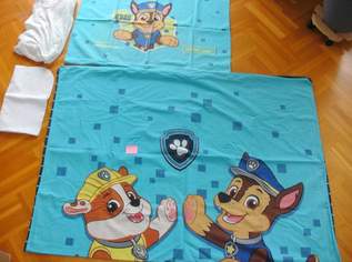 Kinder-Bettwäsche Pow Partrol, eine Garnitur mit Leintuch, und Unterbett, Kinder-Bettwäsche Pow Partrol, eine Garnitur mit Leintuch, und Unterbett,