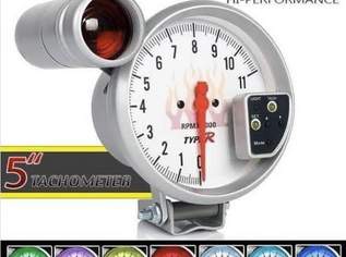 Drehzahlmesser Dragon Gauge 127mm Rev Counter / Drehzahlmesser mit Schaltlicht Inklusive Montageamaterial, 20 €, Auto & Fahrrad-Teile & Zubehör in 1220 Donaustadt