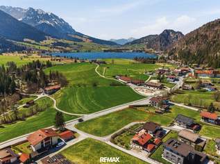 Attraktive Grundstückshälfte für Doppelhausbebauung in sonniger Lage von Kössen, 324100 €, Immobilien-Grund und Boden in 6345 Gemeinde Kössen