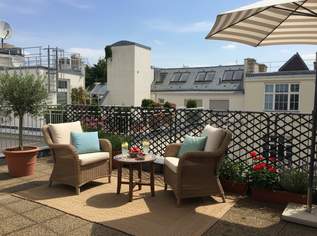 1040! Sanierte DG Wohnung mit 43 m² Terrasse nähe Schwarzenbergplatz, 2796.18 €, Immobilien-Wohnungen in 1040 Wieden