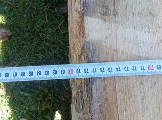 Tannen-Pfosten, Tischplatte, Bank