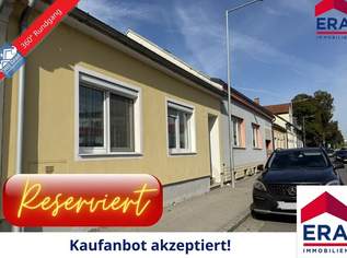 Kaufanbot akzeptiert: Mistelbach - Einfamilienhaus mit uneinsehbarem Innenhof, Stadl und Nebenräumen, 210000 €, Immobilien-Häuser in 2130 Mistelbach
