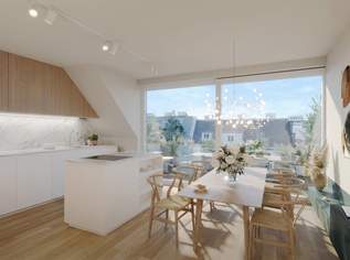 ERSTBEZUG NACH ERRICHTUNG | DG-Wohnung mit 3 Zimmern & Terrasse in Hofruhelage | Klima & Luftwärmepumpe, 499000 €, Immobilien-Wohnungen in 1210 Floridsdorf