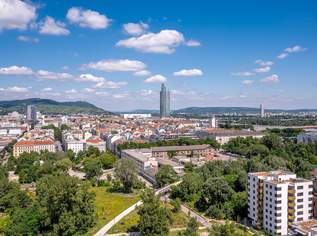 Kann Wohnen Sünde sein? Urbaner Traumausblick zum Kahlenberg (Top 184), 1346700 €, Immobilien-Wohnungen in 1020 Leopoldstadt