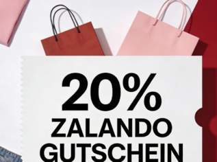 Zalando Gutschein - 20% Rabatt!, 12 €, Kleidung & Schmuck-Herrenkleidung in 6800 Stadt Feldkirch Zalando Gutschein - 20% Rabatt!, 12 €, Kleidung & Schmuck-Herrenkleidung in 6800 Stadt Feldkirch