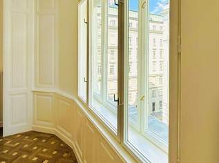 Erstbezug nach Sanierung - Stilaltbauwohnung mit kleinem Balkon, 3113.53 €, Immobilien-Wohnungen in 1010 Innere Stadt