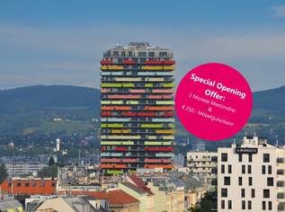 Special Opening Offer: 2 Monate mietzinsfrei & € 250,- Möbelgutschein!, 2919.95 €, Immobilien-Wohnungen in 1200 Brigittenau