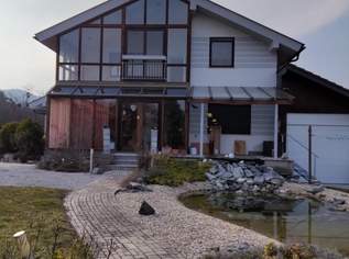 WIESEN , schöne Ruhelage, traumhafte Liegenschaft mit Wintergarten, Pool, Biotop, 4 Garagen etc. (Provisionsfrei), 675000 €, Immobilien-Häuser in 7203 Wiesen