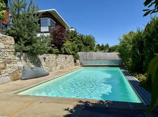 Unverbaubare Aussicht I hochwertige Poolanlage I eigener Saunabereich I Luftwärmepumpe Fußbodenheizung I, 849000 €, Immobilien-Häuser in Niederösterreich