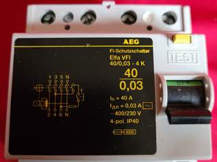 AEG+Schrack FI Schutzschalter, 3 Stk