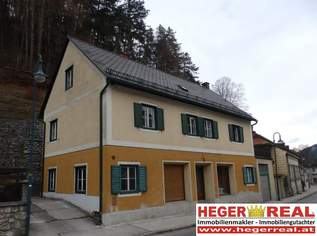 MIETHAUS - 5 ZIMMER - plus BÜRO / LAGER / WERKSTATT, 900 €, Immobilien-Häuser in 2770 Gemeinde Gutenstein